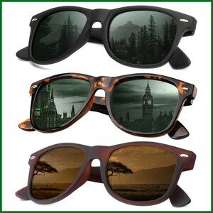 Polarized Sunglasses Unisex Classic Retro UV Protection Driving Sports